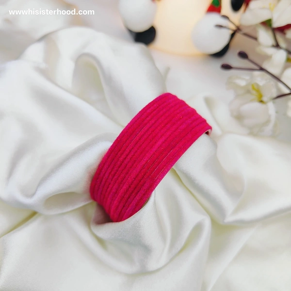 2.10 Velvet Plain Metal Bangle 4