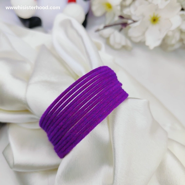 2.10 Velvet Plain Metal Bangle 10
