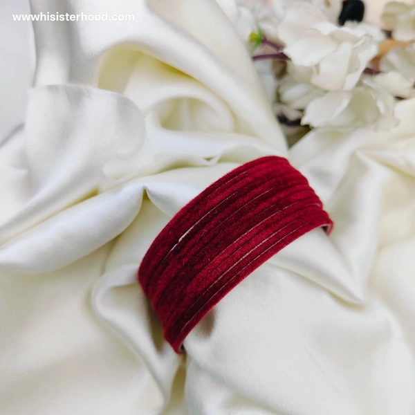 2.10 Velvet Plain Metal Bangle 11