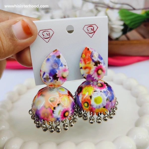 Printed Trending Jhumkas 1