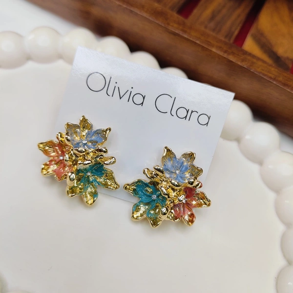 4 petals flower Imported Earring 3