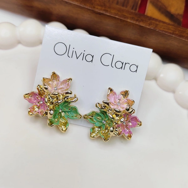 3 petals flower Imported Earring 1