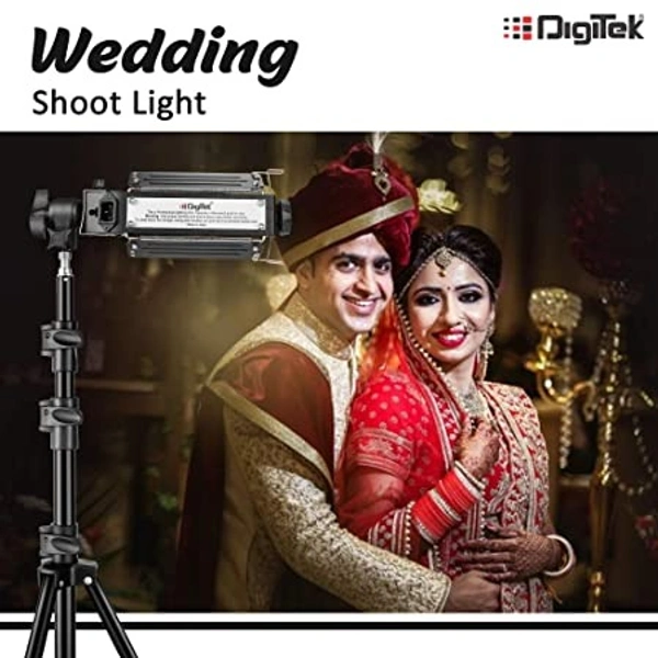 DIGITEK® Heavy-Duty Porta Kit (250cm in Height) with Pair of Light Stands, Porta Lights Pair of Umbrellas and Carry Bag for Studio Setup (Porta Kit 9FT L)