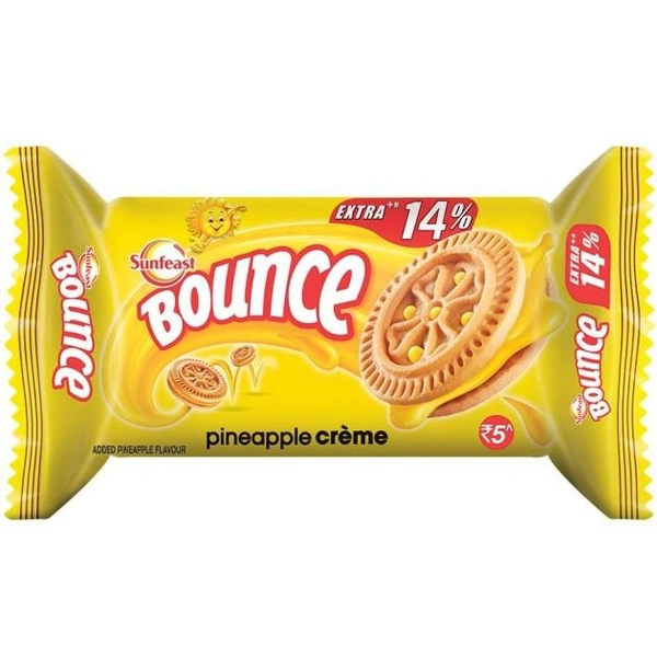 Sunfeast Bounce Pineapple Biscuits - Pack of 1