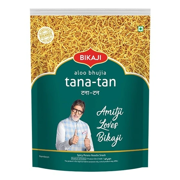 Bikaji Aloo Bhujia Tana-Tan Namkeen - 400gm
