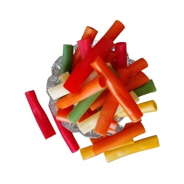 Unfried Color Pipe Papad - 500gm