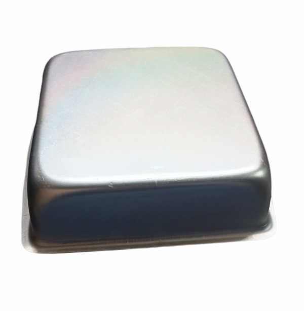 Aluminium Square Shape Cake Mould | Cake Tin | Cake Pan | Cake Pot - 7.25 inches, Silver