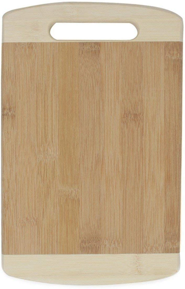 Simran : Bamboo Chopping Board Cutting Board Chopper Boards with Hand Hole Handle - X Large