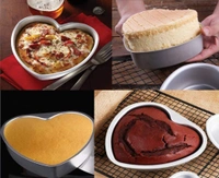 Aluminium Heart Shape Cake Mould | Cake Tin | Cake Pan | Cake Pot - 8.5 inches, Silver