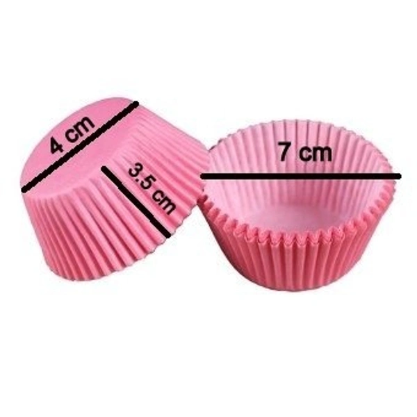 Simran Fancy Colour Muffin Paper Cups/Liners Cupcake Paper/Baking Cup (Assorted Colour/Prints) - 50 Pcs appx -