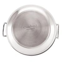 Neelam Stainless Steel 22G Induction Bottom Kadai, Silver - 1200 ml