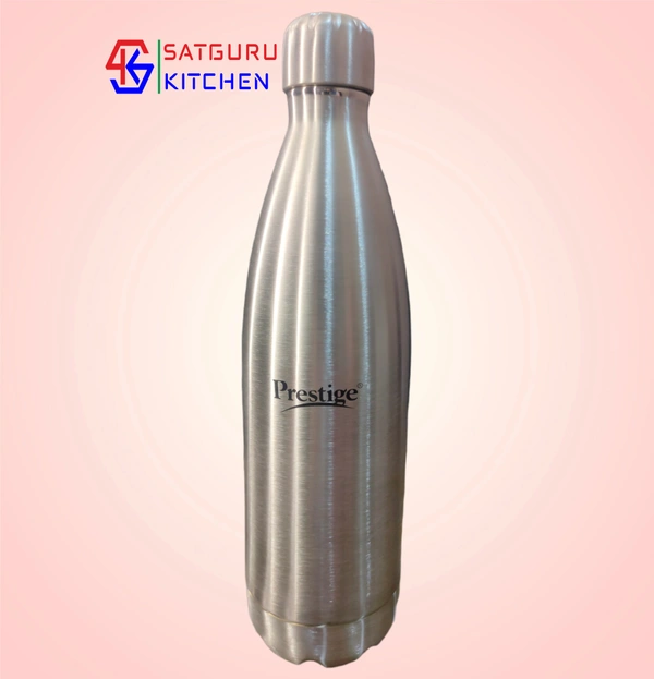 Prestige Thermopro Stainless Steel Vacuum Water Bottle, 1000 Ml , Silver