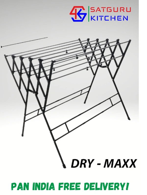 DIY Zig Zag Cloth Drying Stand Powder Coated DryMaxx | Heavy Duty| Size-Jumbo