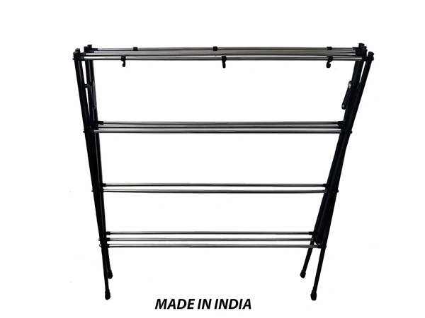 DIY Zig Zag Cloth Drying Stand Powder Coated DryMaxx | Heavy Duty| Size-Jumbo - Jumbo Maxx