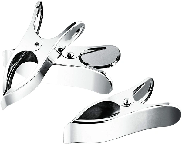 Simran Special Stainless Steel Clips | Rust Proof Cloth Clips | Cloth Hanging Pins | Cloth Drying Clips | Clothes Pegs | Clothes Clips (Set of 12)