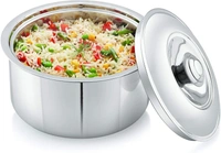 Neelam Stainless Steel Sizzling Hot Pot/Casserole, 1000 ml - 1000ml