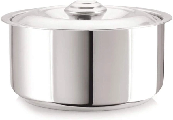 Neelam Stainless Steel Sizzling Hot Pot/Casserole, 3000 ml - 3000ml