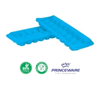 Princeware Ice Cube Tray, 2-Pieces BPA Free, 16 Cubes each