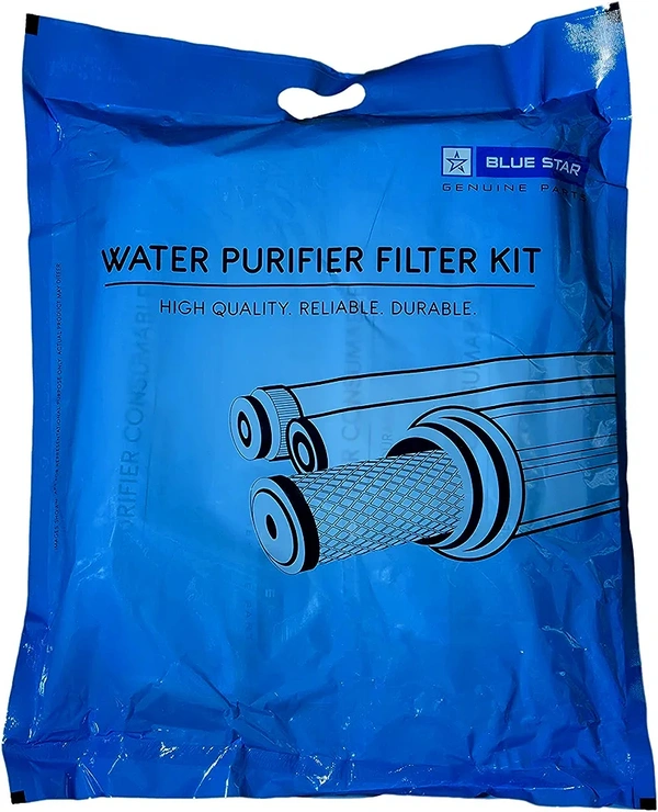 Blue Star BLUE STAR Water Purifier Sedimentation Filters Kit (Essential Kit) Suitable For All Types Of Blue Star Water Purifier., White