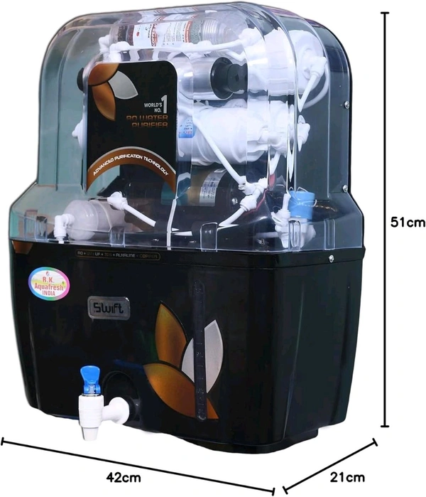 Aqua Fresh Aqua Black Penthar 15ltr Ro Water Purifier - Mine Shaft, 10