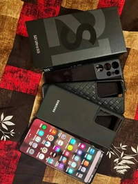 S21 Ultra 16gb RAM 512 ROM Indian Model (Black) - White, 3