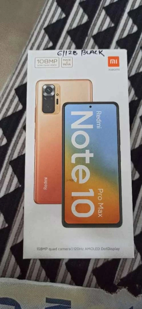 Redmi Note 10 Pro Max - Black, 6