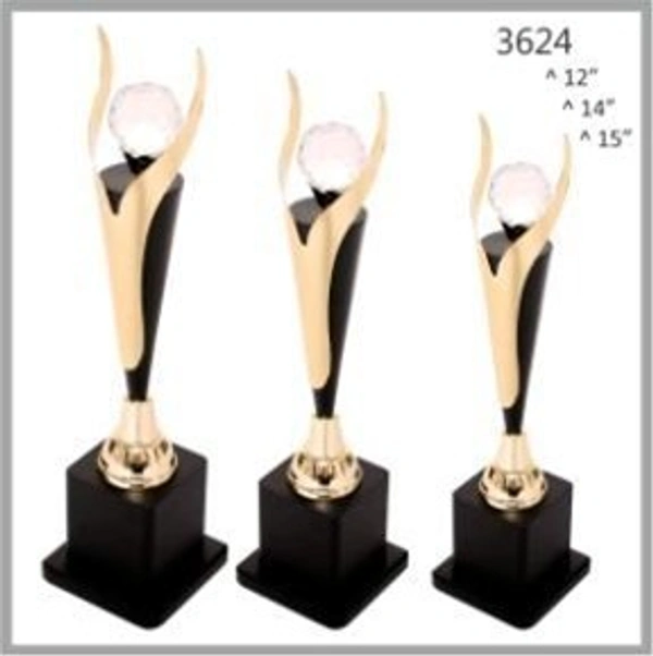 MT3624 Wood Metal Trophies - Bangalore 24 hrs up to 72 hours / Other Cities 4 to 7 days., SBG