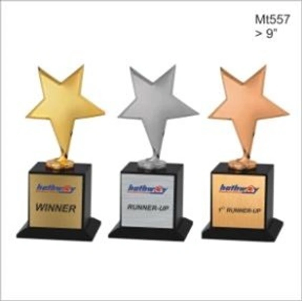 MT557 Wood Metal Trophies - Bangalore 24 hrs up to 72 hours / Other Cities 4 to 7 days., SBG
