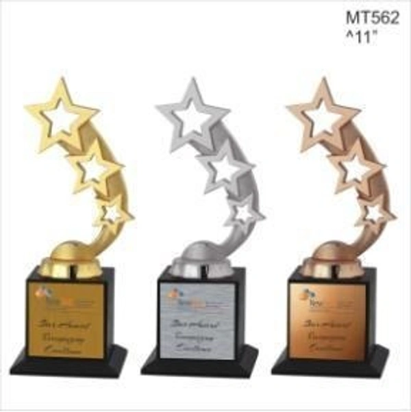 MT562 Wood Metal Trophies - Bangalore 24 hrs up to 72 hours / Other Cities 4 to 7 days., SBG