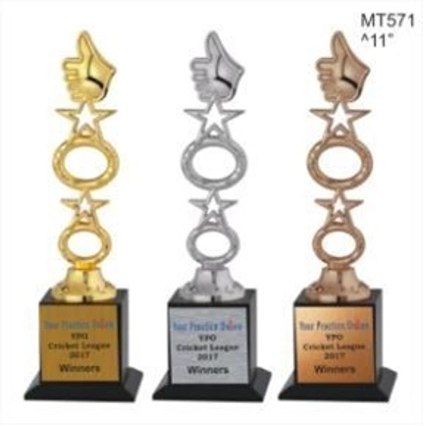 MT571 Wood Metal Trophies - Bangalore 24 hrs up to 72 hours / Other Cities 4 to 7 days., SBG