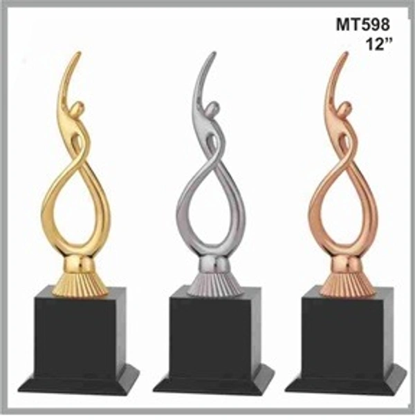 MT598 Wood Metal Trophies - Bangalore 24 hrs up to 72 hours / Other Cities 4 to 7 days., SBG
