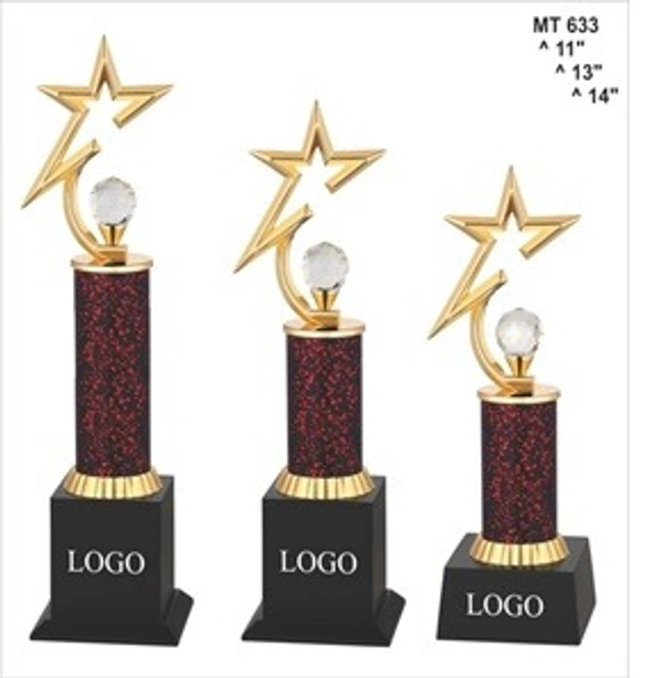 MT633 Wood Metal Trophies - Bangalore 24 hrs up to 72 hours / Other Cities 4 to 7 days., SBG