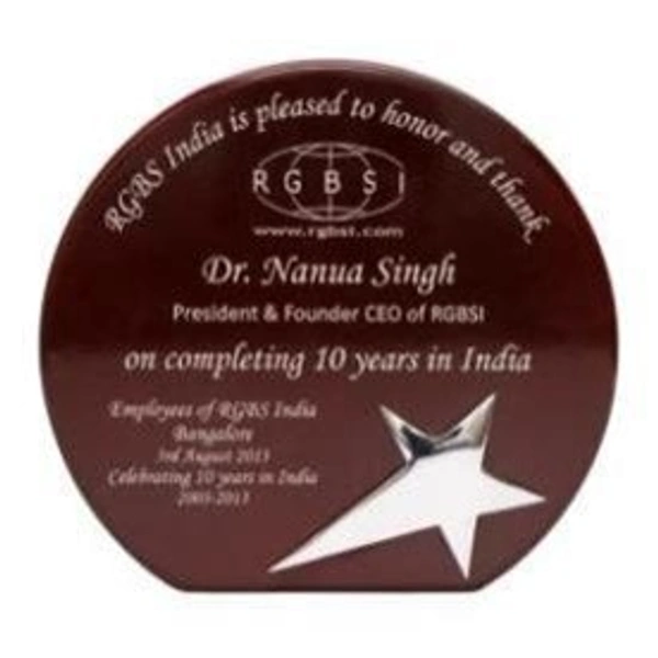 1210 Wood Metal Trophies - Bangalore 24 hrs up to 72 hours / Other Cities 4 to 7 days., SBG