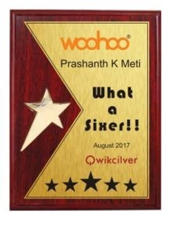 5106 Wood Metal Trophies - Bangalore 24 hrs up to 72 hours / Other Cities 4 to 7 days., SBG