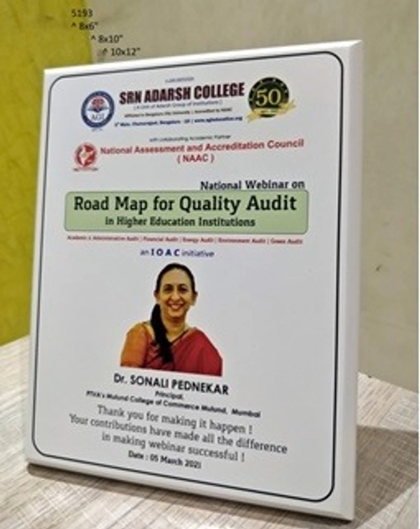 White Photo wood Plate 5193 - Bangalore 24 hrs up to 72 hours / Other Cities 4 to 7 days., SBG