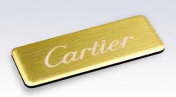 Badge Aluminium Magnet Gold - Bangalore 24 hrs up to 72 hours / Other Cities 4 to 7 days., SBG