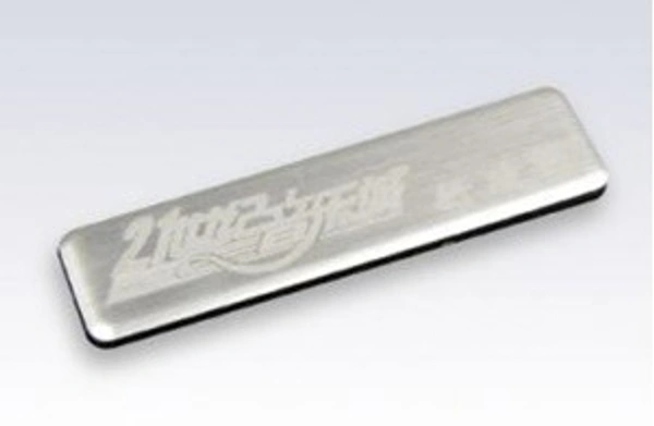 Badge Aluminium Silver Magnet - Bangalore 24 hrs up to 72 hours / Other Cities 4 to 7 days., SBG