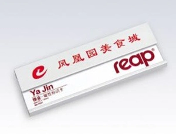 Badge Aluminium Magnet Silver - Bangalore 24 hrs up to 72 hours / Other Cities 4 to 7 days., SBG