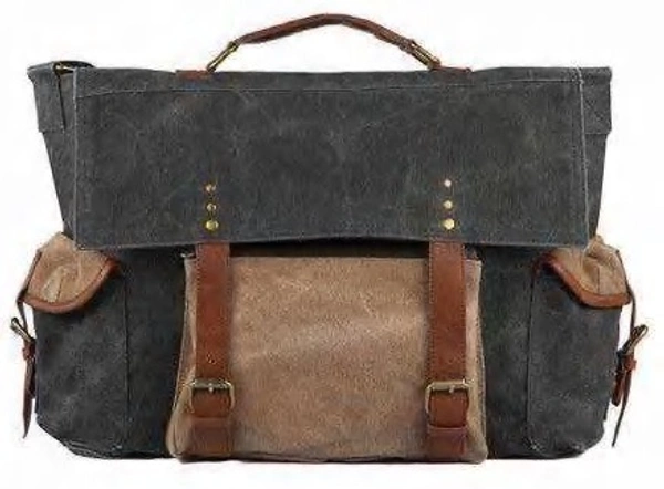 Mona B Sebastian 100% Cotton Canvas Recycled Messengerfor Men and Women - Bangalore 24 hrs up to 72 hours / Other Cities 4 to 7 days., ROC