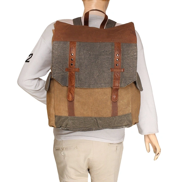 Mona B Sebastian 100% Cotton Canvas Recycled Casual Back Pack for Men and Women - Bangalore 24 hrs up to 72 hours / Other Cities 4 to 7 days., ROC