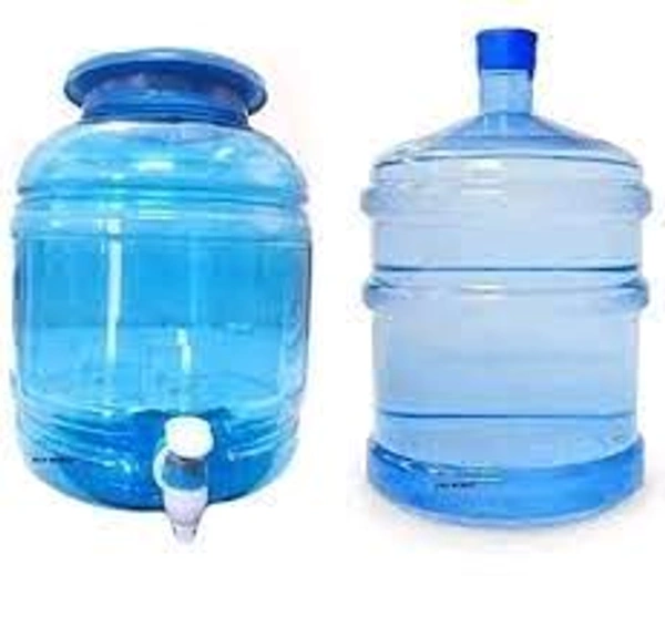 Empty Mineral Water Bubble + Bubble Tap - Combo (20L)
