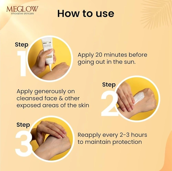 Leeford Meglow Pro - Care Sun Cream 50 SPF - 50ml