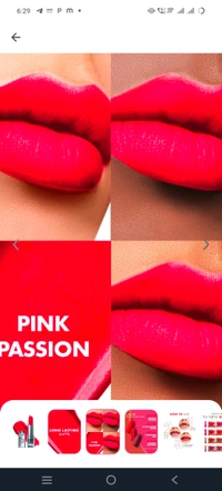 HUL Lakme Cushion Matte Lipstick Pink Passion CP15