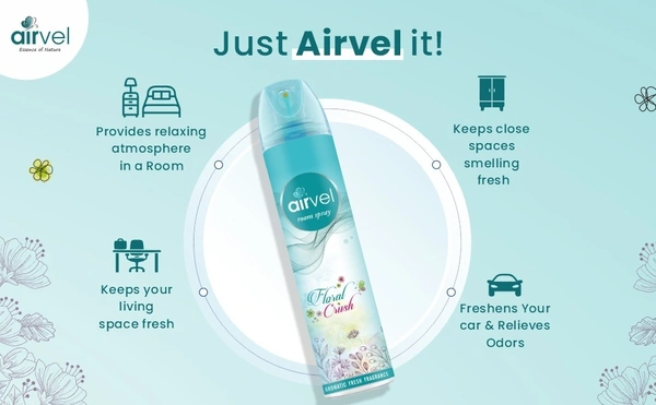 Leeford Airvel Room Spray Floral Crush - 217ml