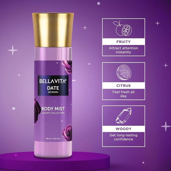 Bella Vita Body Mist Date 150ml