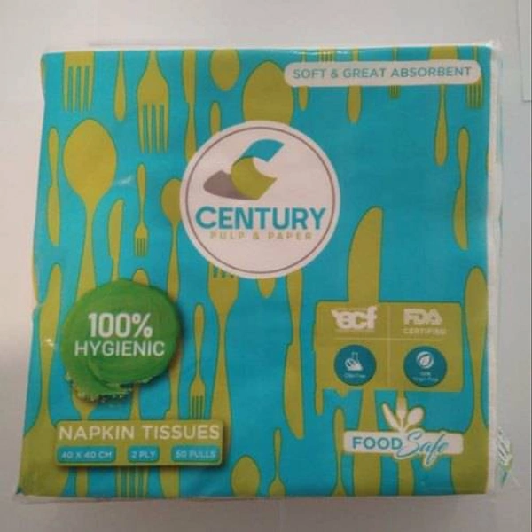 Century Napkins 50 Pulls (2 ply)