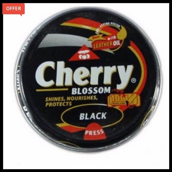 Cherry Shoe Polish 40g - Black
