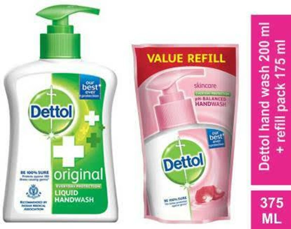 Dettol Handwash 200ml + Free Refill