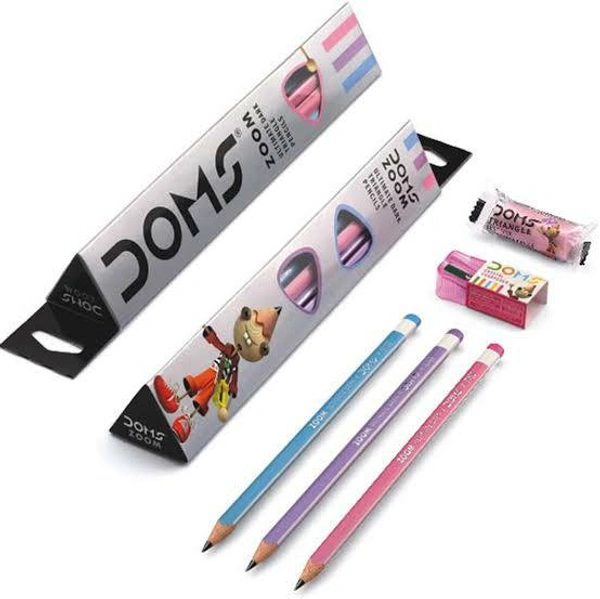 Doms Zoom Triangle Pencils 10N