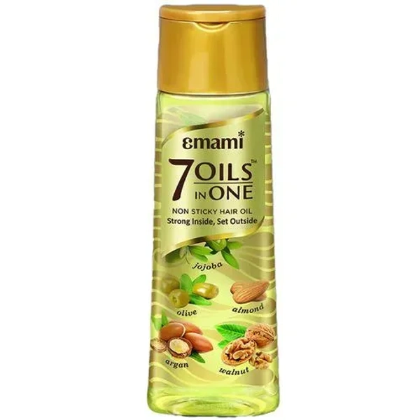 Emami 7 Oils Hair Oils - 200ml + Kesh King Shampoo Mrp 50 Free
